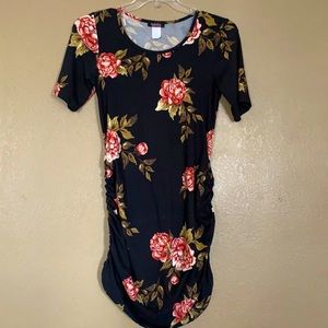 Black w/Flowers Dress